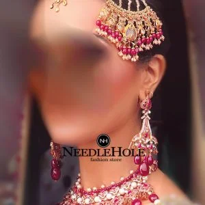 Heavy Bridal Jewelry Set for Pakistani and Indian Brides