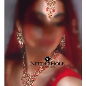 Kundan Gold Necklace & Earrings Jewellery Set For Pakistani Brides