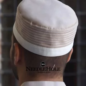Beautiful Islamic cap in beige color