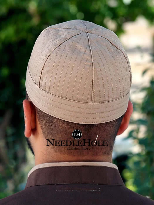 Namaz cap in beige color