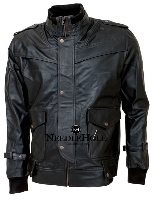 Amazing Bomber Leather Jacket Biker Jackets For Men