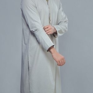 Remarkable shalwar kurta dress for men in beige color