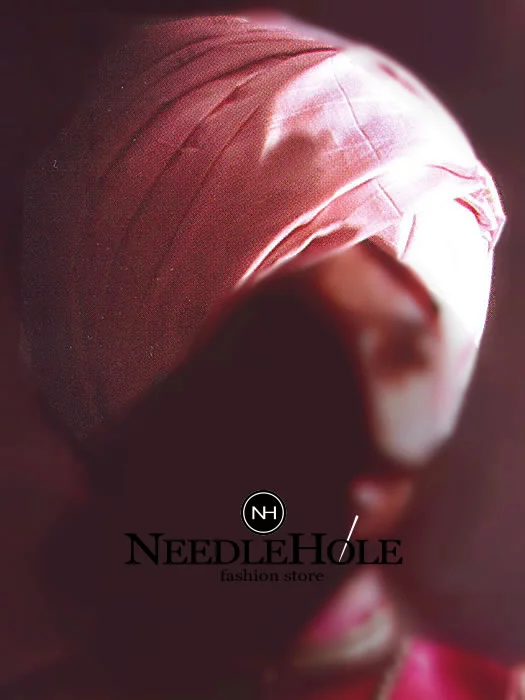 Off white raw silk Aladin style turban for groom