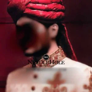 Shop Designer Wedding Pagri Online For Groom In Red Color