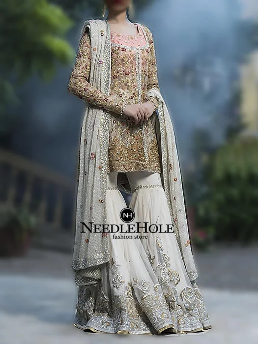 green emerald velvet dress Opal Pakistani Dress Perfect for Nikkah USA – Ayla Noor