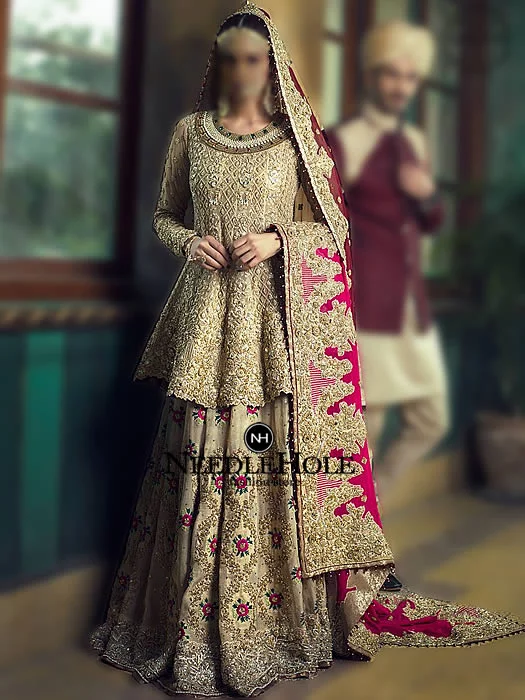 maroon and gold pakistani bridal dresses Fur One Shoulder Rose Gold Sequin Long Formal Dress – Dressesforparty