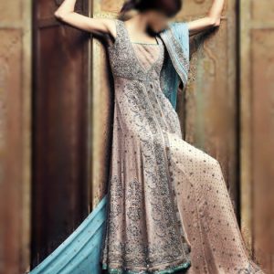 Fantastic Asian wedding lehenga choli dress for bride adorn with elegant handmade embellishments