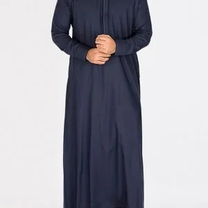Navy blue Arabic jubba | African Muslims jubba | Moroccan thobe | Arabic traditional dress | Custom Arabic dresses store in Dallas USA