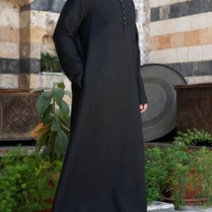 Muslim Thobe For Men In Black Color