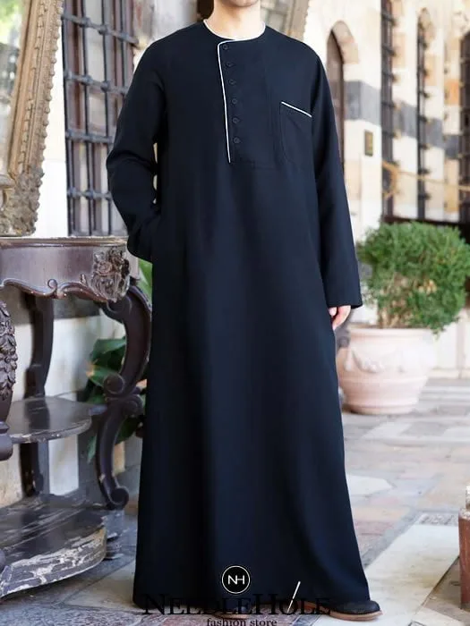Muslim Thobe For Men In Navy Color