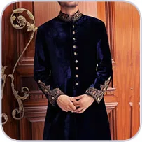 home-sherwani-mobile Wedding Sherwani | Groom Dress