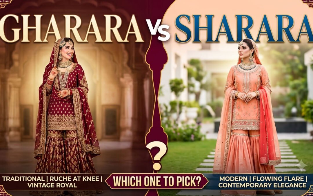 Indian Wedding Dress | Garara Sharara Lehanga Bridal Collection | Pakistani Bridal Dresses